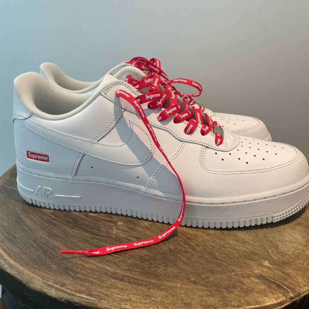 Supreme x Nike Air Force 1 Low “Box Logo White”